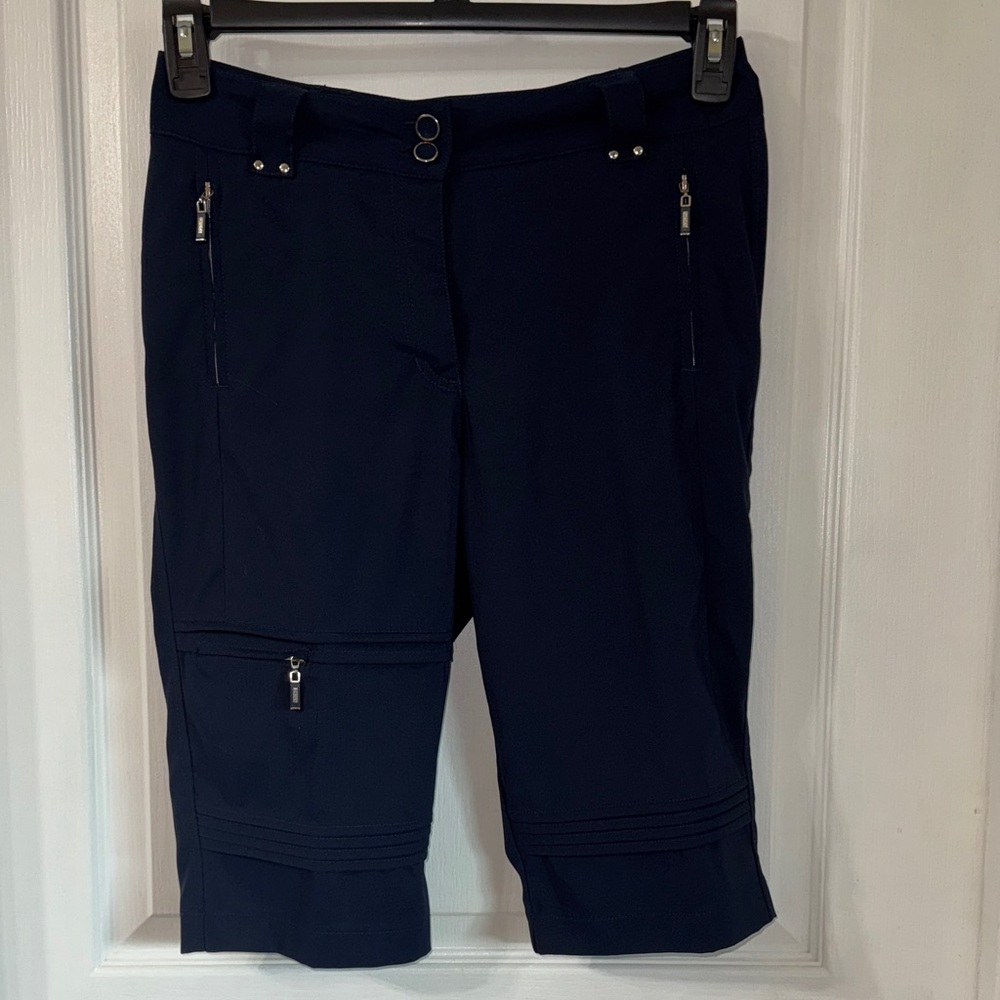 DKNY GOLF Women's Navy Athletic Shorts